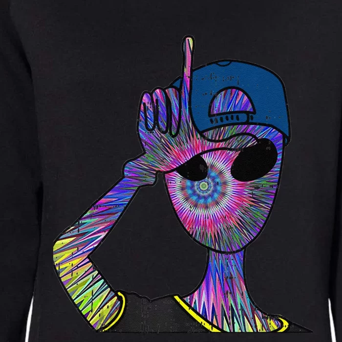 Alien Loser Cap Psychedelic Cool Martian Halloween Gift Womens California Wash Sweatshirt