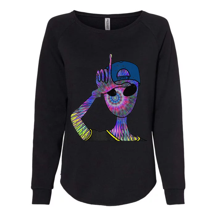 Alien Loser Cap Psychedelic Cool Martian Halloween Gift Womens California Wash Sweatshirt