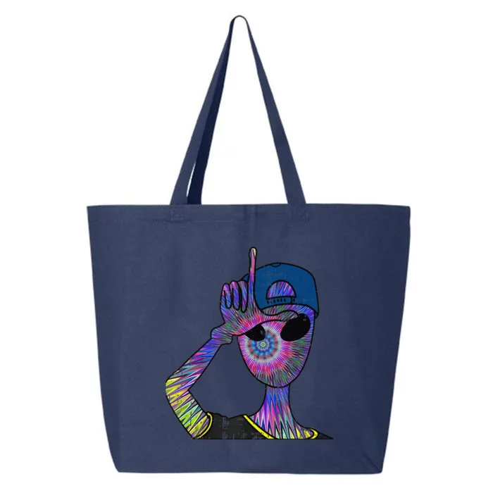 Alien Loser Cap Psychedelic Cool Martian Halloween Gift 25L Jumbo Tote