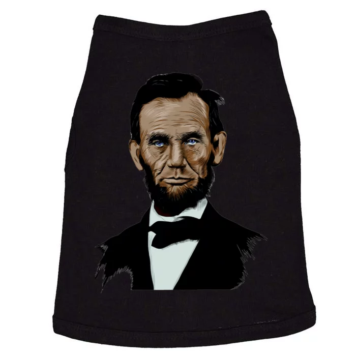 Abraham Lincoln Color Sketch Doggie Tank