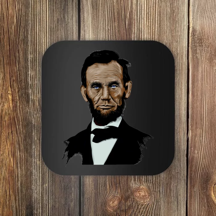 Abraham Lincoln Color Sketch Coaster