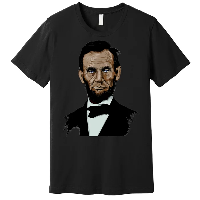 Abraham Lincoln Color Sketch Premium T-Shirt