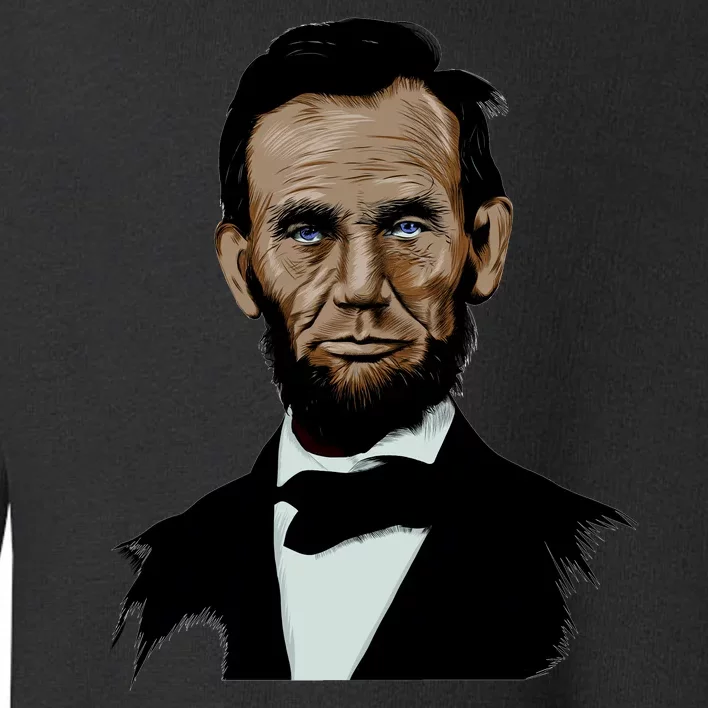 Abraham Lincoln Color Sketch Toddler Sweatshirt