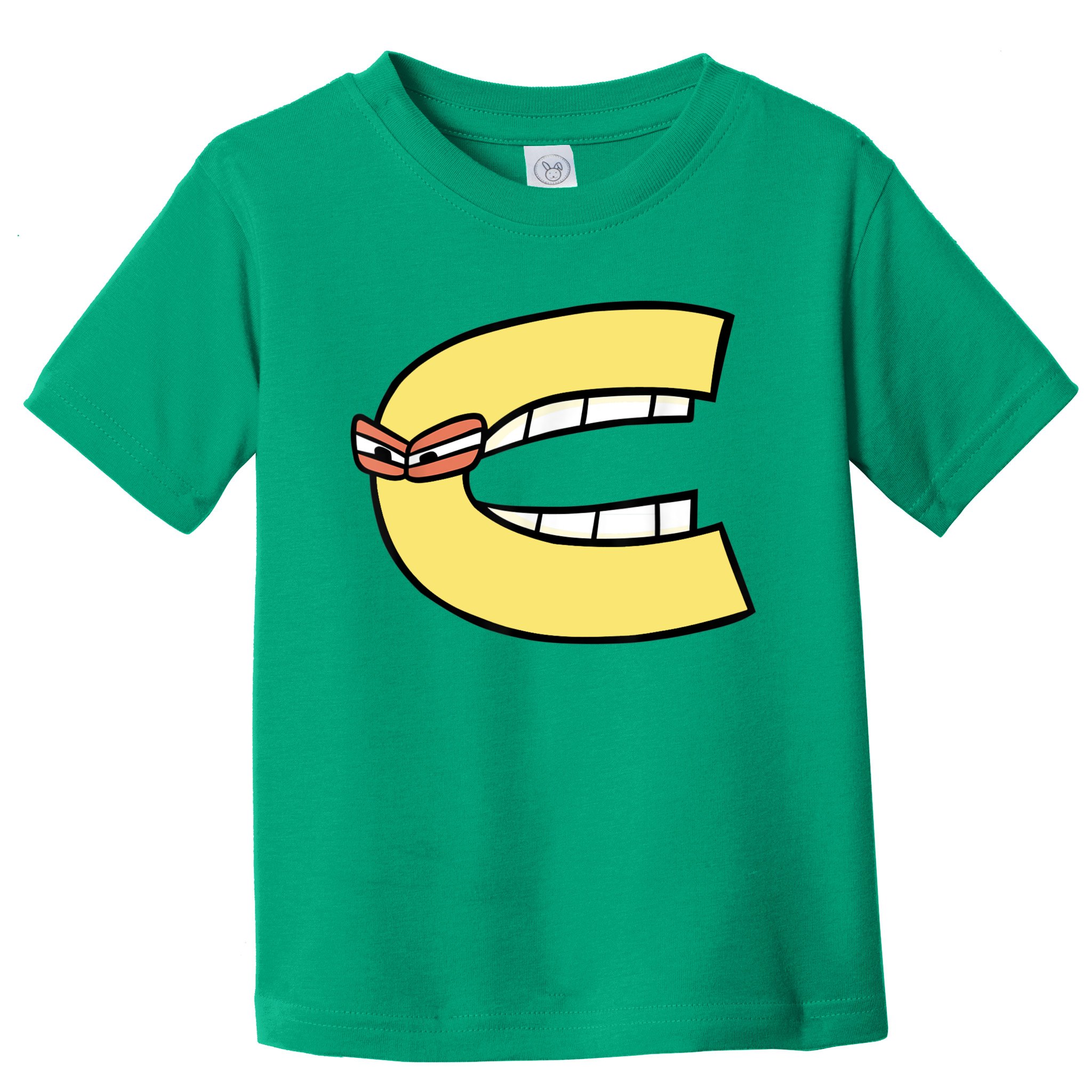 Tee Luv Kids Spongebob Squarepants Face Youth T-Shirt - Banana Yellow