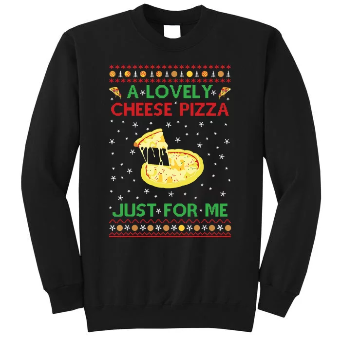 A Lovely Cheese Pizza Shirts Alone Funny Xmas Home Sweatshirt