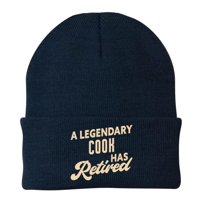 A Legendary Cook Has Retired Cook Meaningful Gift Knit Cap Winter Beanie