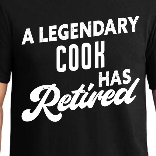 A Legendary Cook Has Retired Cook Gift Pajama Set