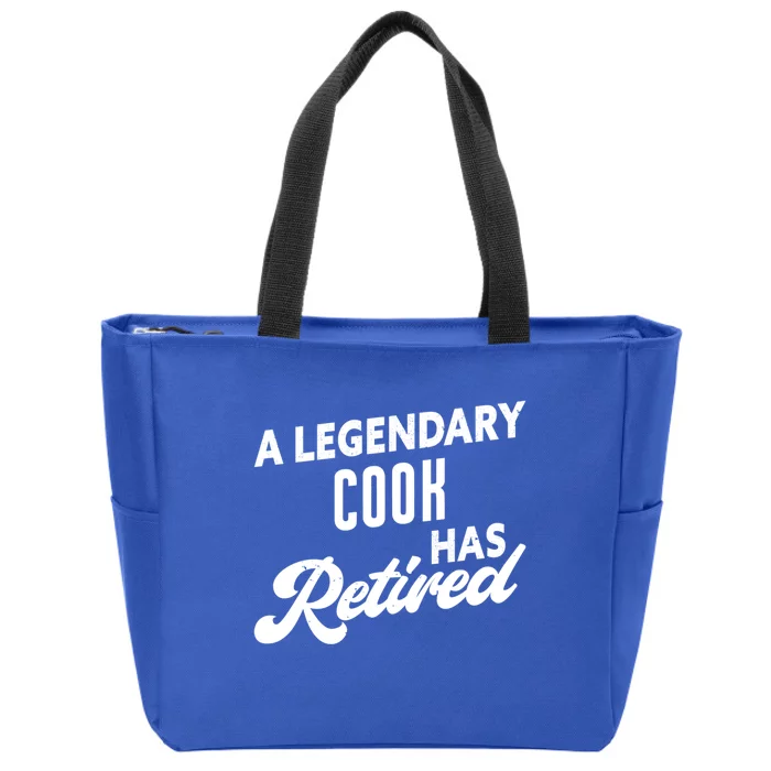 A Legendary Cook Has Retired Cook Gift Zip Tote Bag