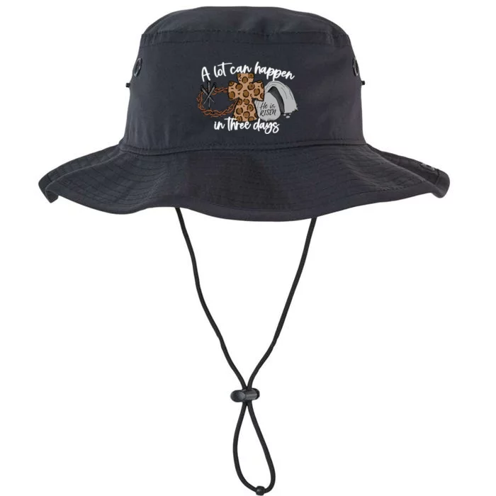 A Lot Can Happen In Three Days  Christian Easter Legacy Cool Fit Booney Bucket Hat