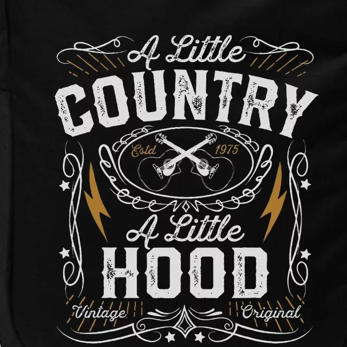 A Little Country A Little Hood Hip Hop Rap Music Impact Tech Backpack