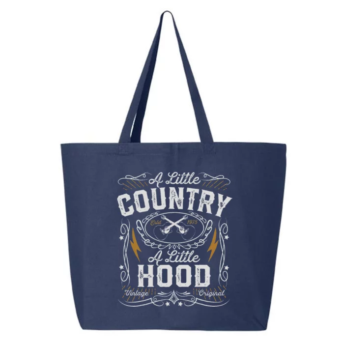 A Little Country A Little Hood Hip Hop Rap Music 25L Jumbo Tote