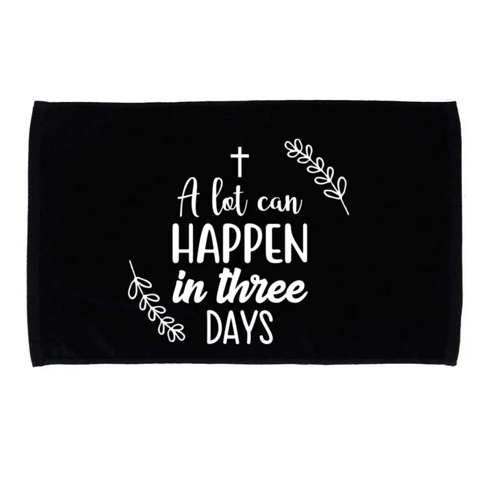 A Lot Can Happen In Three Days Easter Jesus Microfiber Hand Towel