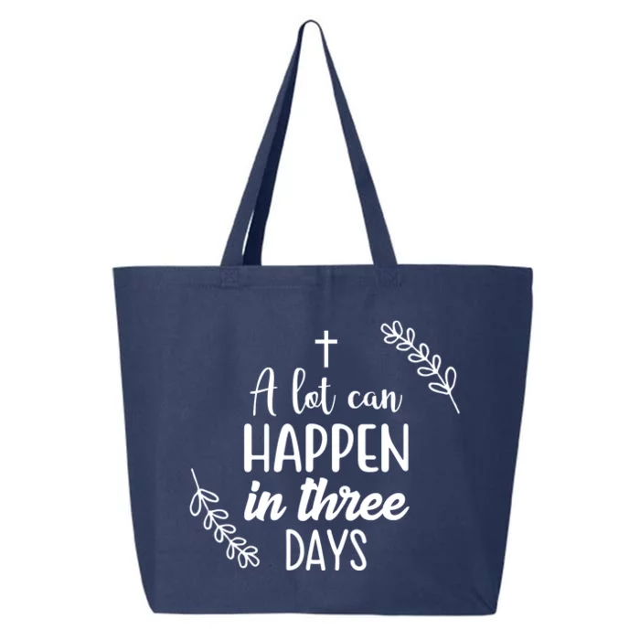 A Lot Can Happen In Three Days Easter Jesus 25L Jumbo Tote