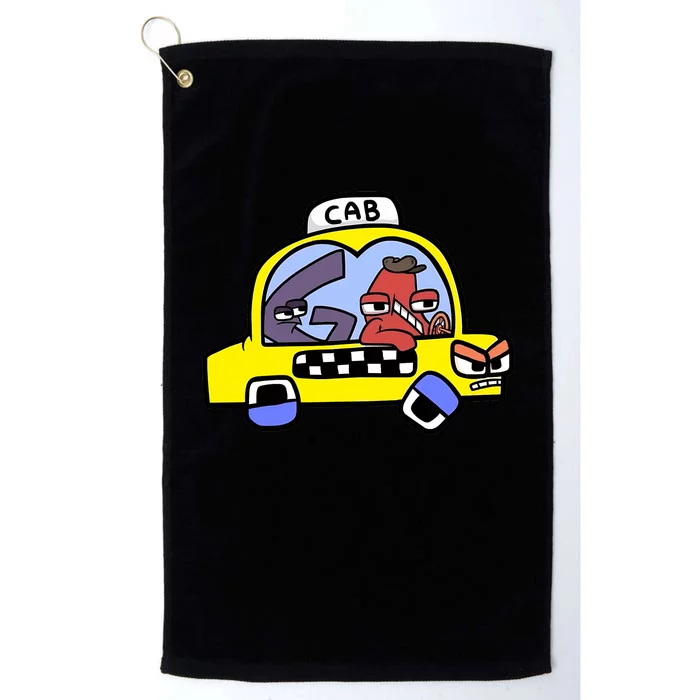 Alphabet Lore Cab Costume For Boys Matching Learning Letters Platinum Collection Golf Towel