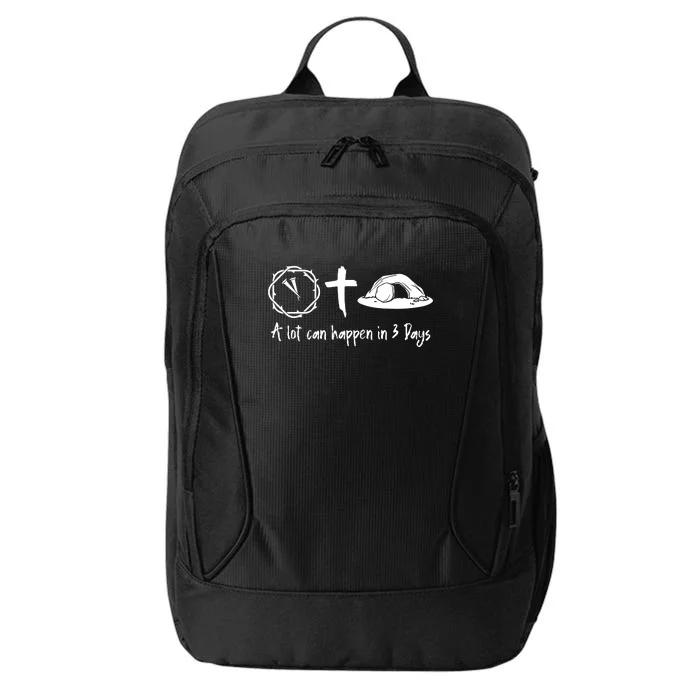 A Lot Can Happen In 3 Days Easter Day City Backpack