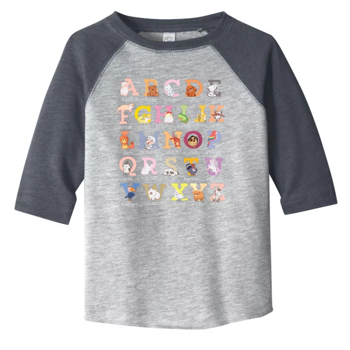 Alphabet Letters Cat Dog Ferret Hamster Parrot Lover Toddler Fine Jersey T-Shirt