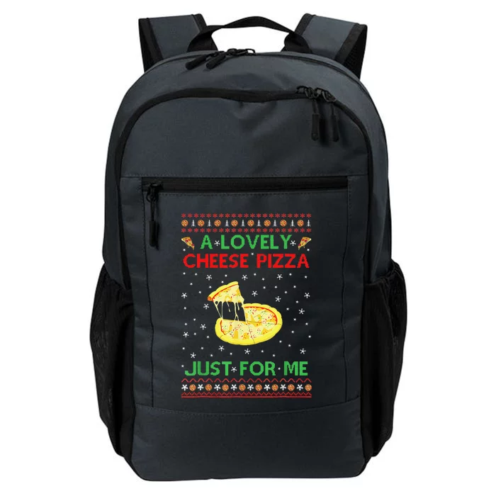 A Lovely Cheese Pizza Just For Me Christmas Pizzeria Cheesy Daily Commute Backpack