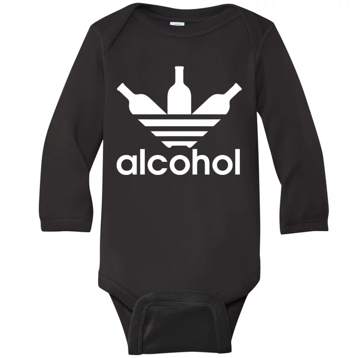 Alcohol Sports Logo Baby Long Sleeve Bodysuit