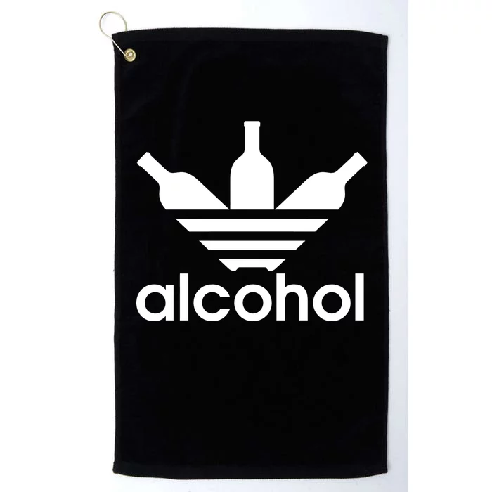 Alcohol Sports Logo Platinum Collection Golf Towel