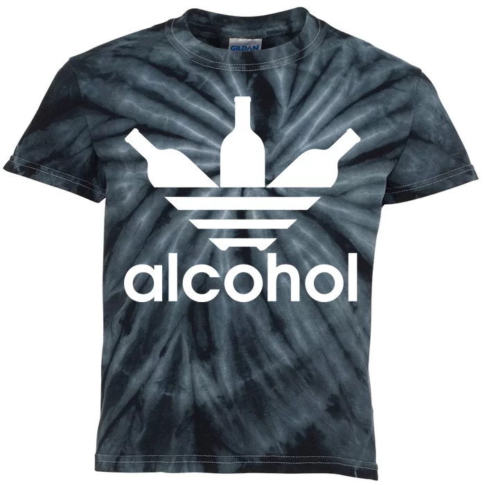 Alcohol Sports Logo Kids Tie-Dye T-Shirt