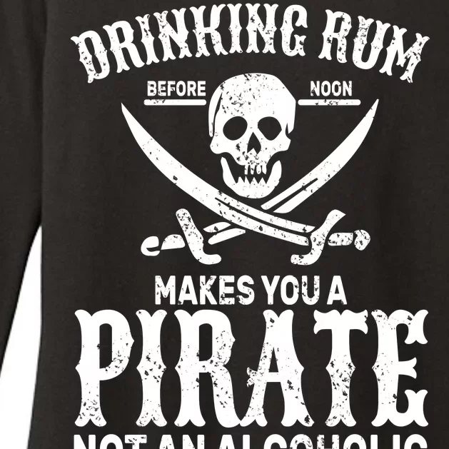 Alcoholic Pirate Womens CVC Long Sleeve Shirt