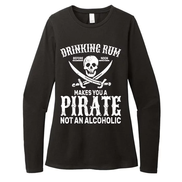 Alcoholic Pirate Womens CVC Long Sleeve Shirt