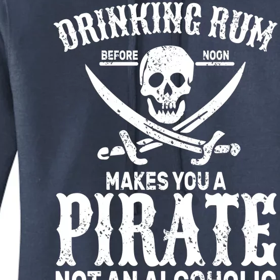 Alcoholic Pirate Women's Pullover Hoodie