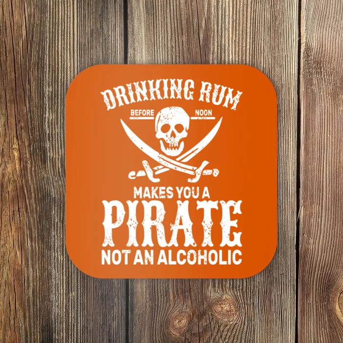 Alcoholic Pirate Coaster