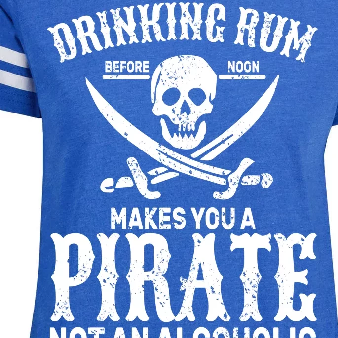 Alcoholic Pirate Enza Ladies Jersey Football T-Shirt