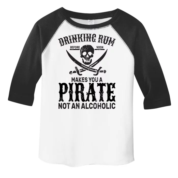 Alcoholic Pirate Toddler Fine Jersey T-Shirt