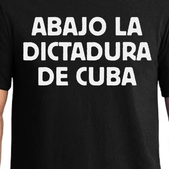 Abajo La Dictadura De Cuba Pajama Set