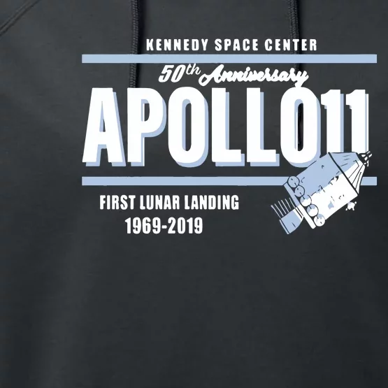 Apollo11 Launch Day 50Th Anniversary Performance Fleece Hoodie