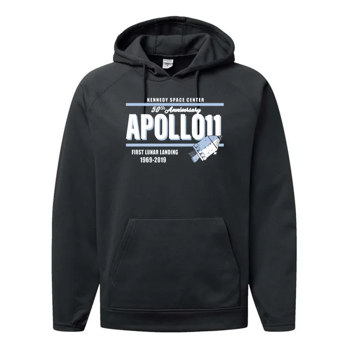 Apollo11 Launch Day 50Th Anniversary Performance Fleece Hoodie