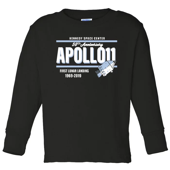 Apollo11 Launch Day 50Th Anniversary Toddler Long Sleeve Shirt