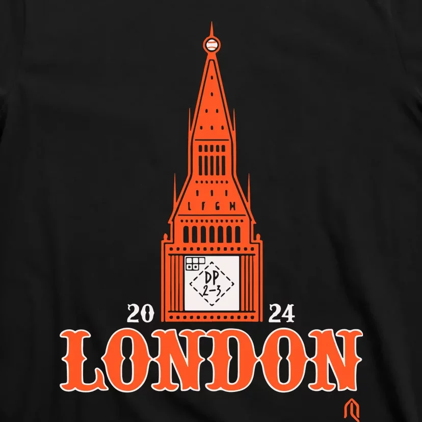 Athletelogos London Dp Clock 2024 T-Shirt