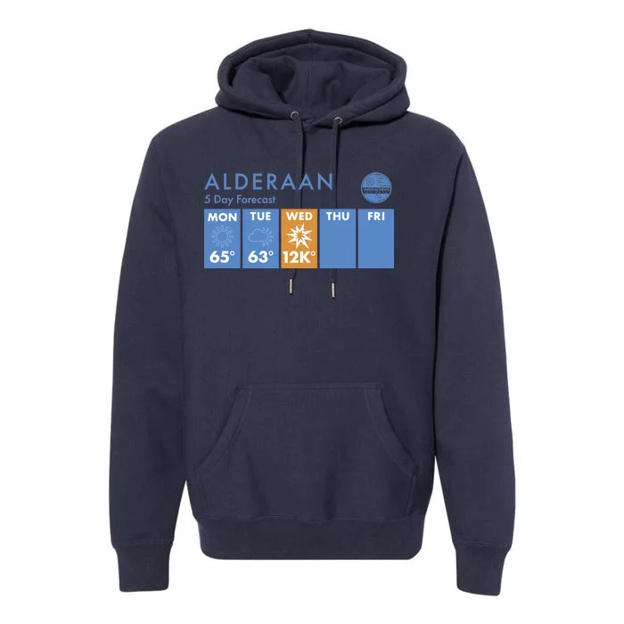 Alderaan 5 Day Forecast Premium Hoodie