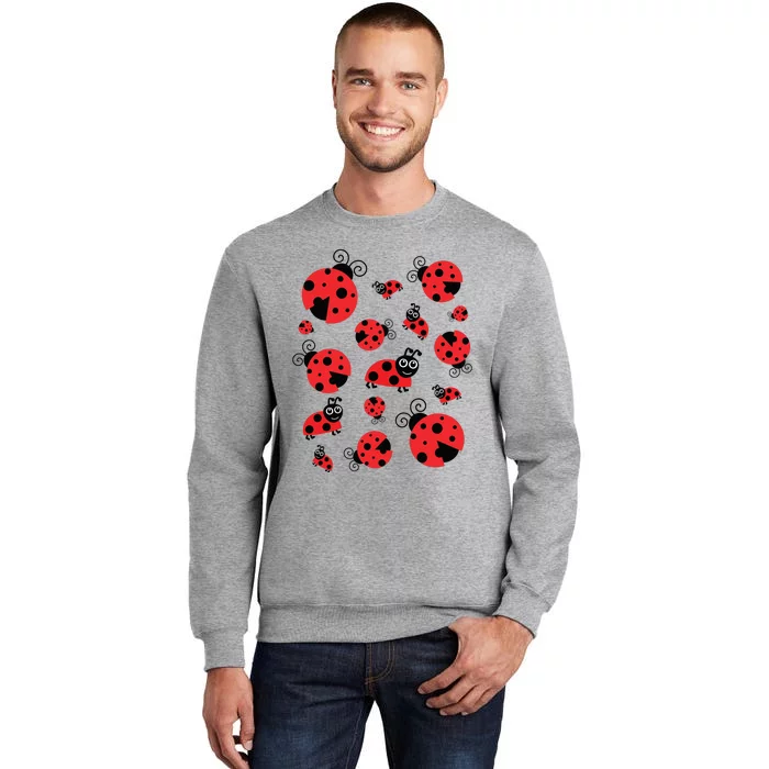 Adorable Ladybugs Everywhere Tall Sweatshirt