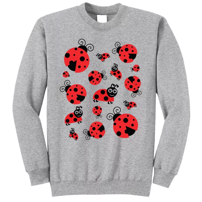 Adorable Ladybugs Everywhere Tall Sweatshirt