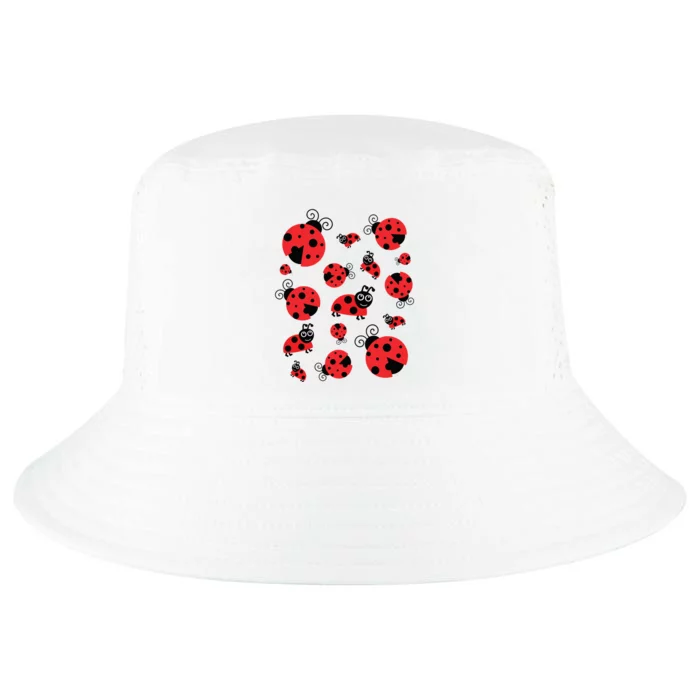 Adorable Ladybugs Everywhere Cool Comfort Performance Bucket Hat