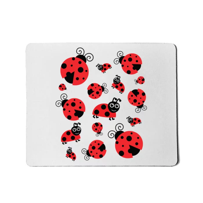 Adorable Ladybugs Everywhere Mousepad