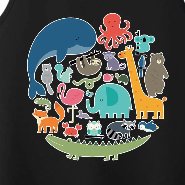 Animal Lover Earth Performance Tank