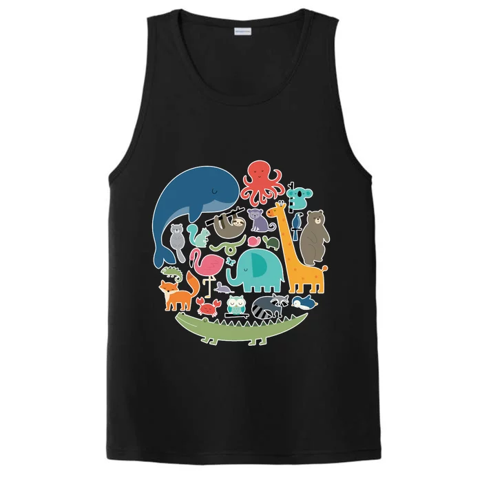 Animal Lover Earth Performance Tank