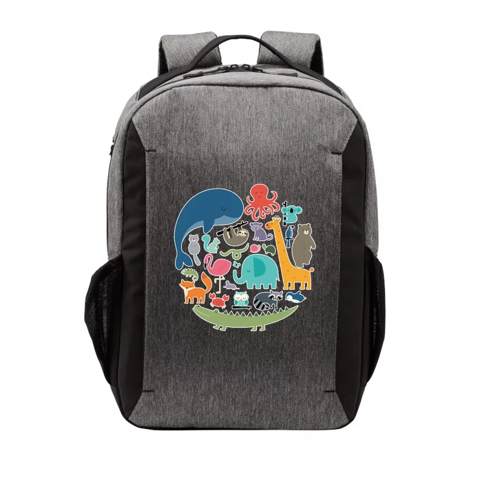 Animal Lover Earth Vector Backpack