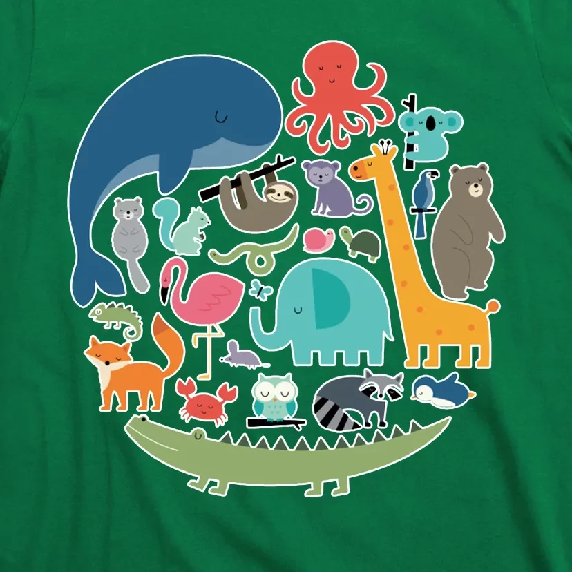 Animal Lover Earth T-Shirt