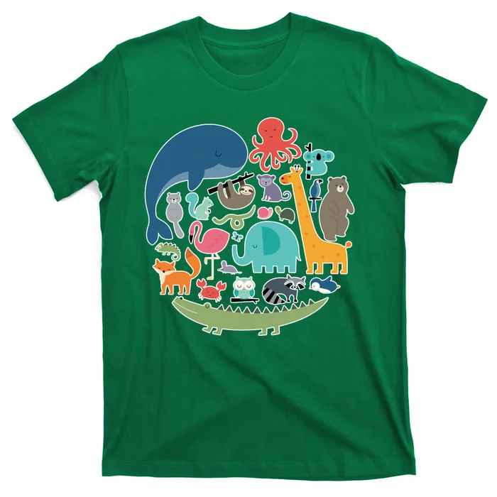 Animal Lover Earth T-Shirt