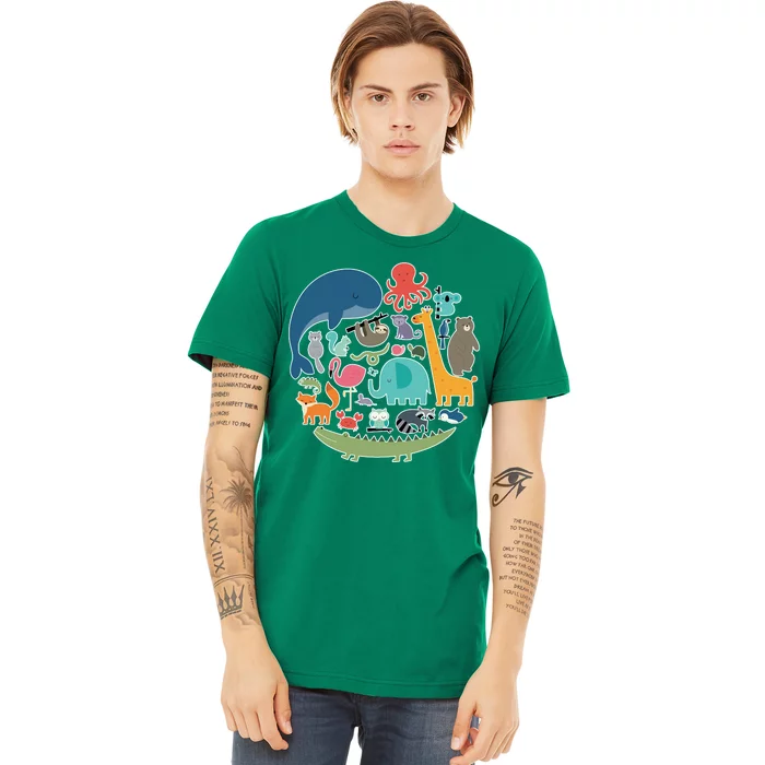 Animal Lover Earth Premium T-Shirt