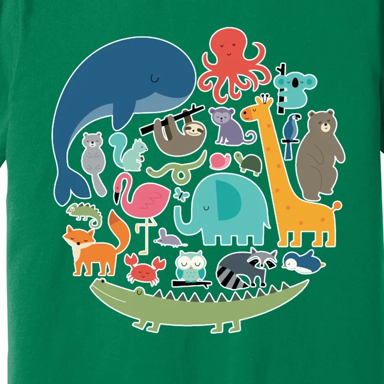 Animal Lover Earth Premium T-Shirt