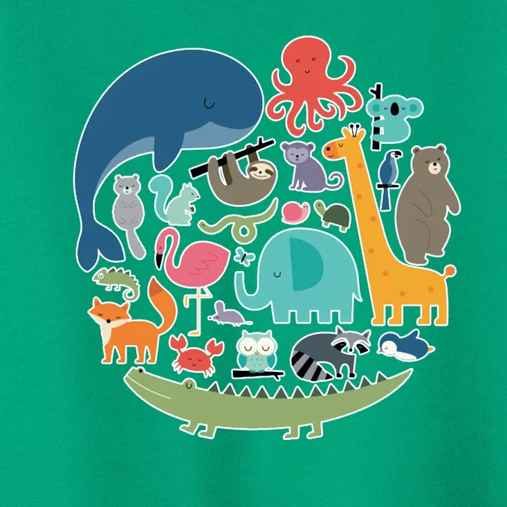 Animal Lover Earth Toddler T-Shirt