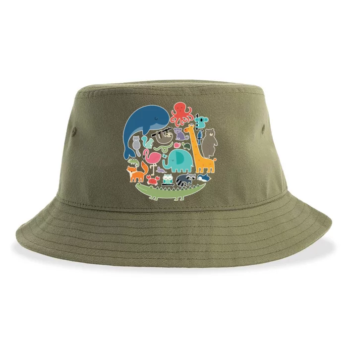 Animal Lover Earth Sustainable Bucket Hat