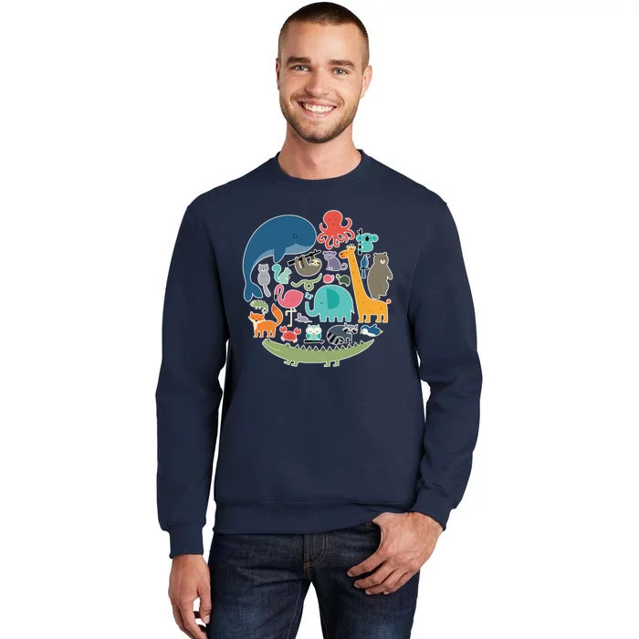 Animal Lover Earth Tall Sweatshirt